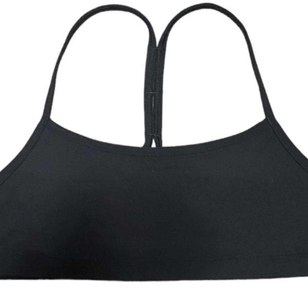 Johnny Was Calme Endurance Cross Back Sports Bra in Onyx (Black) NWT Medium